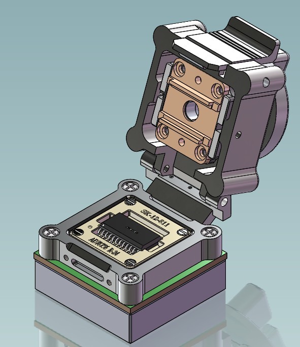 Class QFP package test fixture